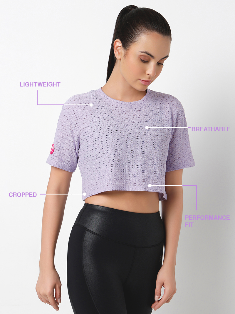 Move Mode Lavender Gym Tee