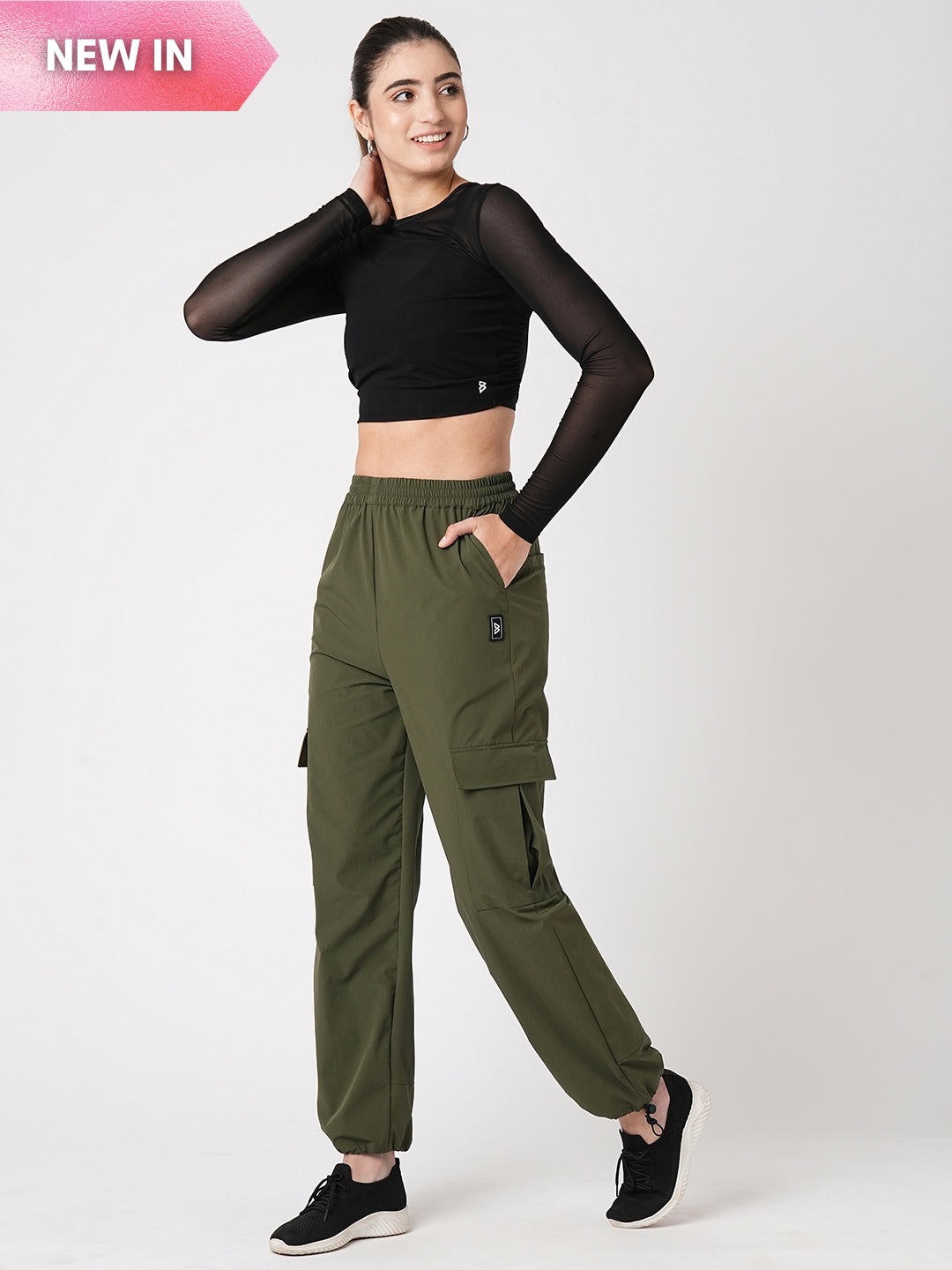 Black Mesh Open Back Tee BODD ACTIVE