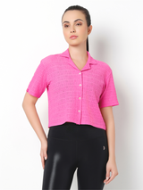 On the Move Pink Overshirt