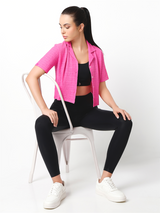 On the Move Pink Overshirt