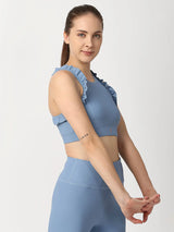 Power Blue Ribbed Set