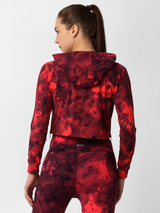 Ruby Wine Tie-dye Hoodie boddactive.com