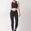 Black Snake Skin V Leggings BODD ACTIVE