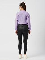 Being Pretty Lavender Cropped Jacket