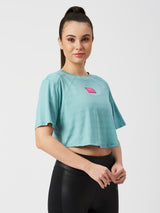 Aqua Oversized Tee