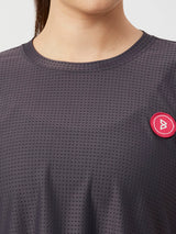 Ash Grey Boxy Mesh Tee
