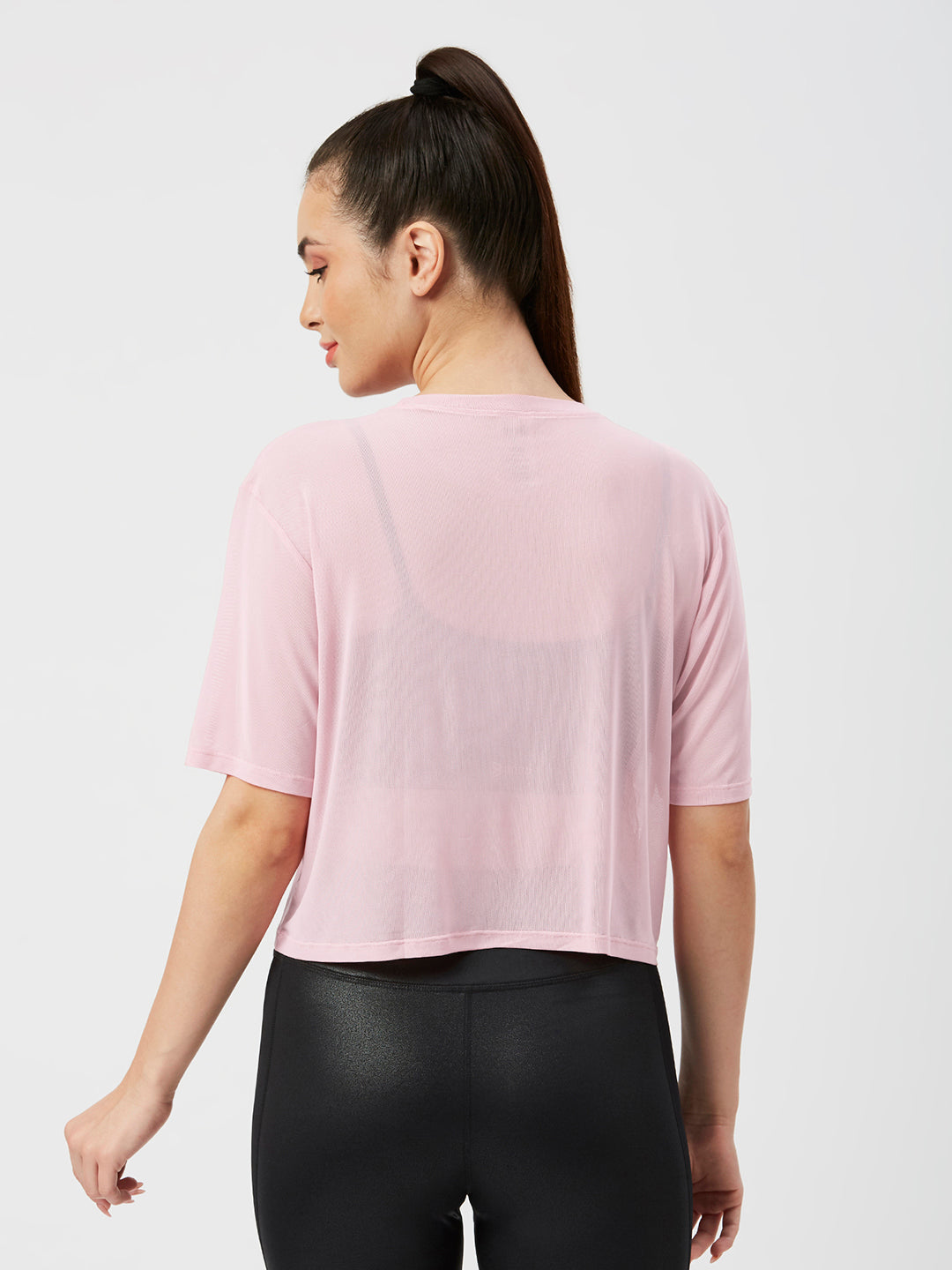 A Summer To Remember Pink Mesh Tee