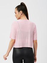 A Summer To Remember Pink Mesh Tee