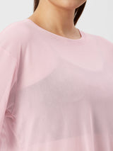 A Summer To Remember Pink Mesh Tee
