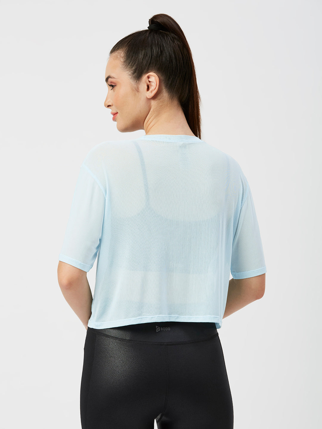 Beachy Blue Mesh Tee