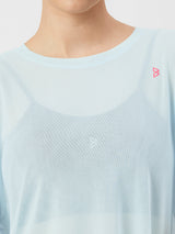 Beachy Blue Mesh Tee