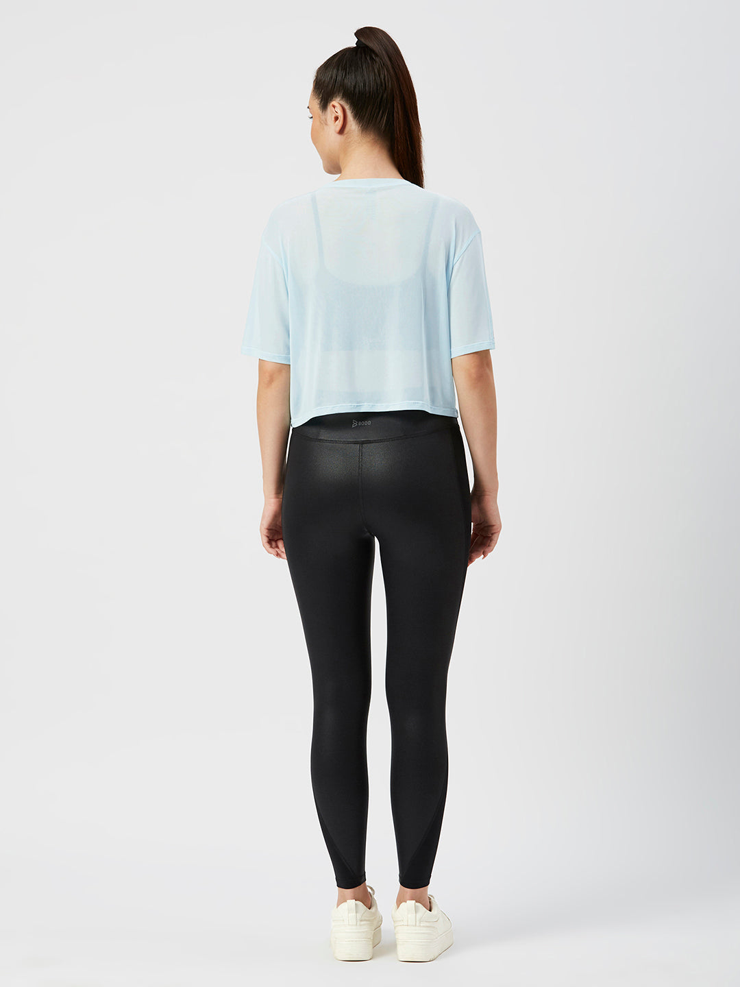 Beachy Blue Mesh Tee