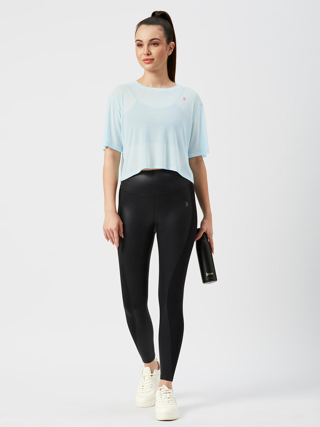 Beachy Blue Mesh Tee