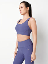 OceanRib Blue Sports Bra