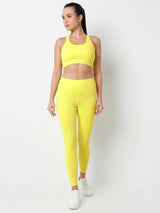 PowerGlow Neon Sports Bra