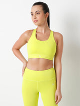 PowerGlow Neon Sports Bra