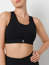 Pinnacle Performance Black Sports Bra