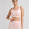 Challenge Accepted Peach Holo Sports Bra