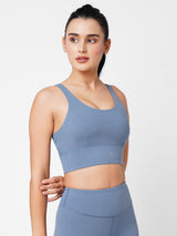 Allure Blue Crop Top boddactive.com
