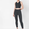 Black Snake Skin High Waist Leggings BODD ACTIVE