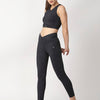 Black Snake Skin Crop Top boddactive.com