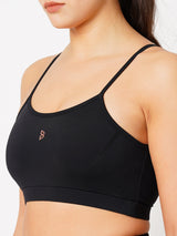 Core Black Performance Sports Bra BODD ACTIVE