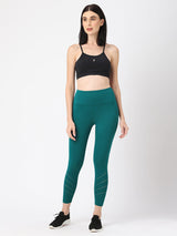 Eden Green Cut Out Leggings boddactive.com