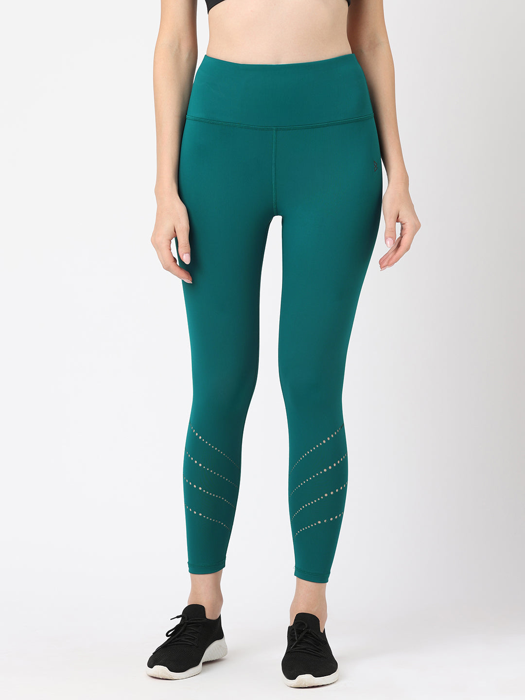 Eden Green Cut Out Leggings boddactive.com