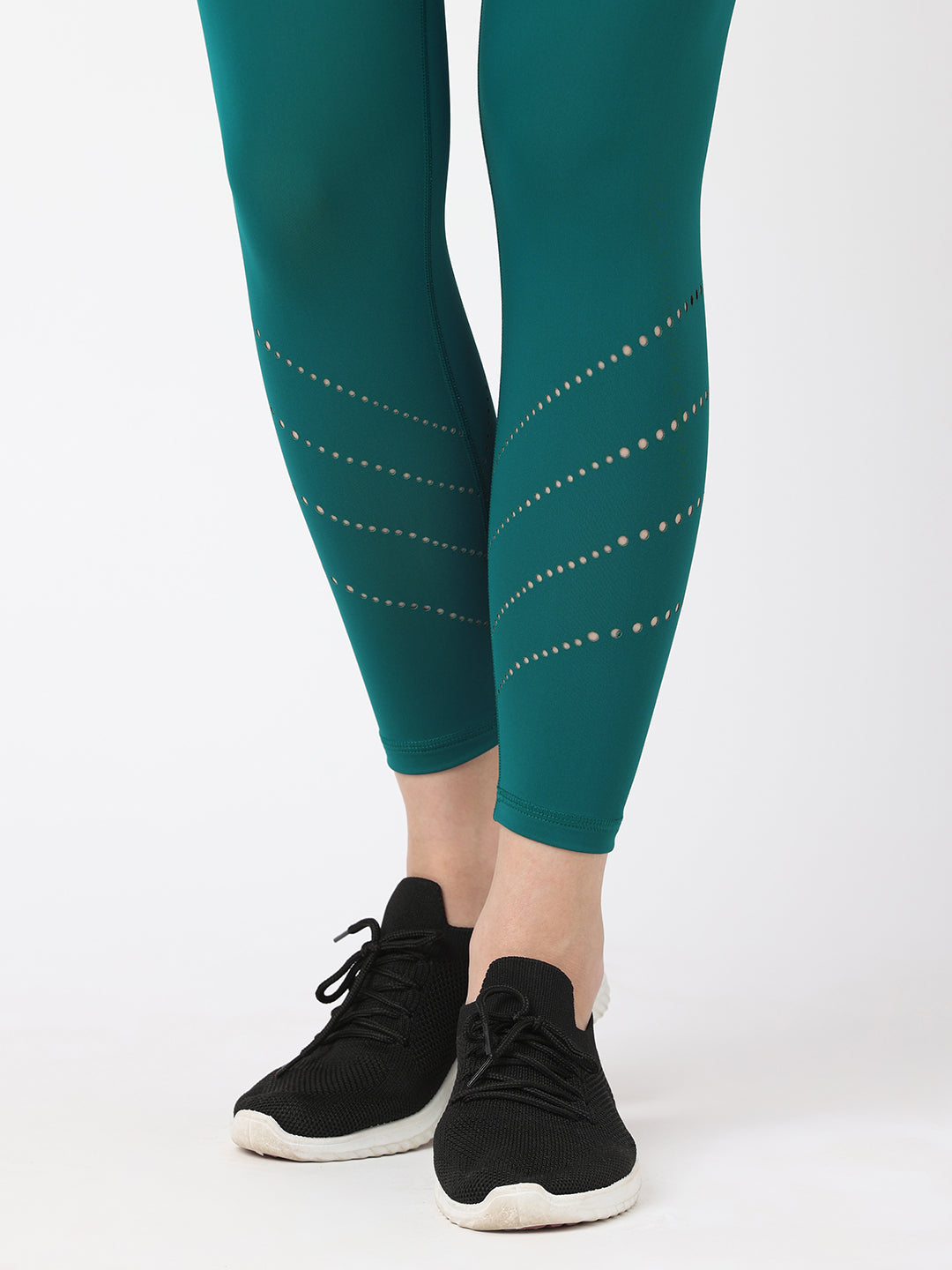 Eden Green Cut Out Leggings boddactive.com