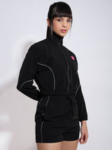 Velocity Black Cropped Jacket