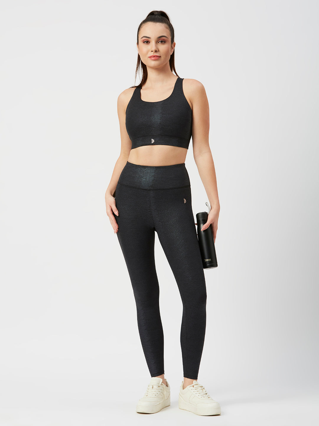 Meet Me In Manhattan Black Metallic Set