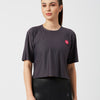 Ash Grey Boxy Mesh Tee